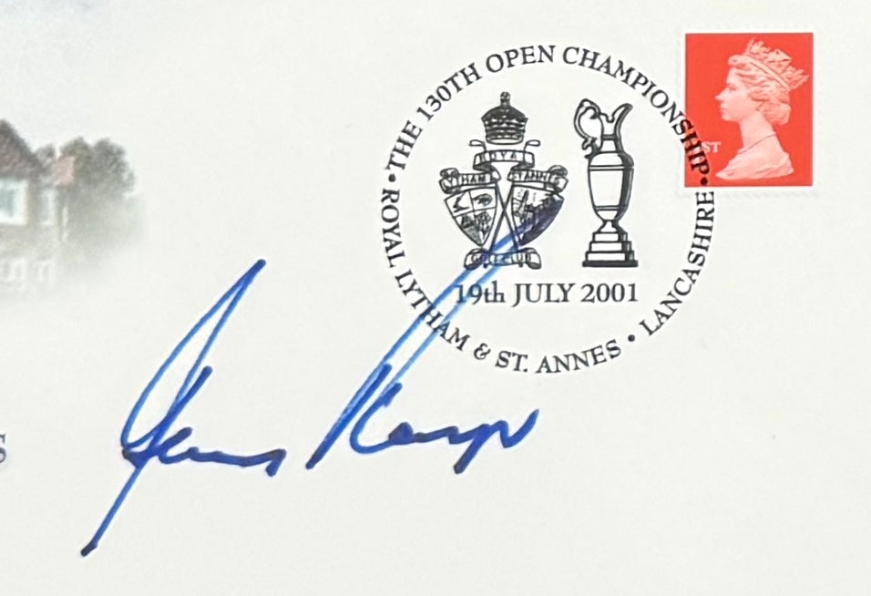 Gary Player, Golf Legend, Hand Signed First Day Cover FDC 40cm x 30cm Framed With COA