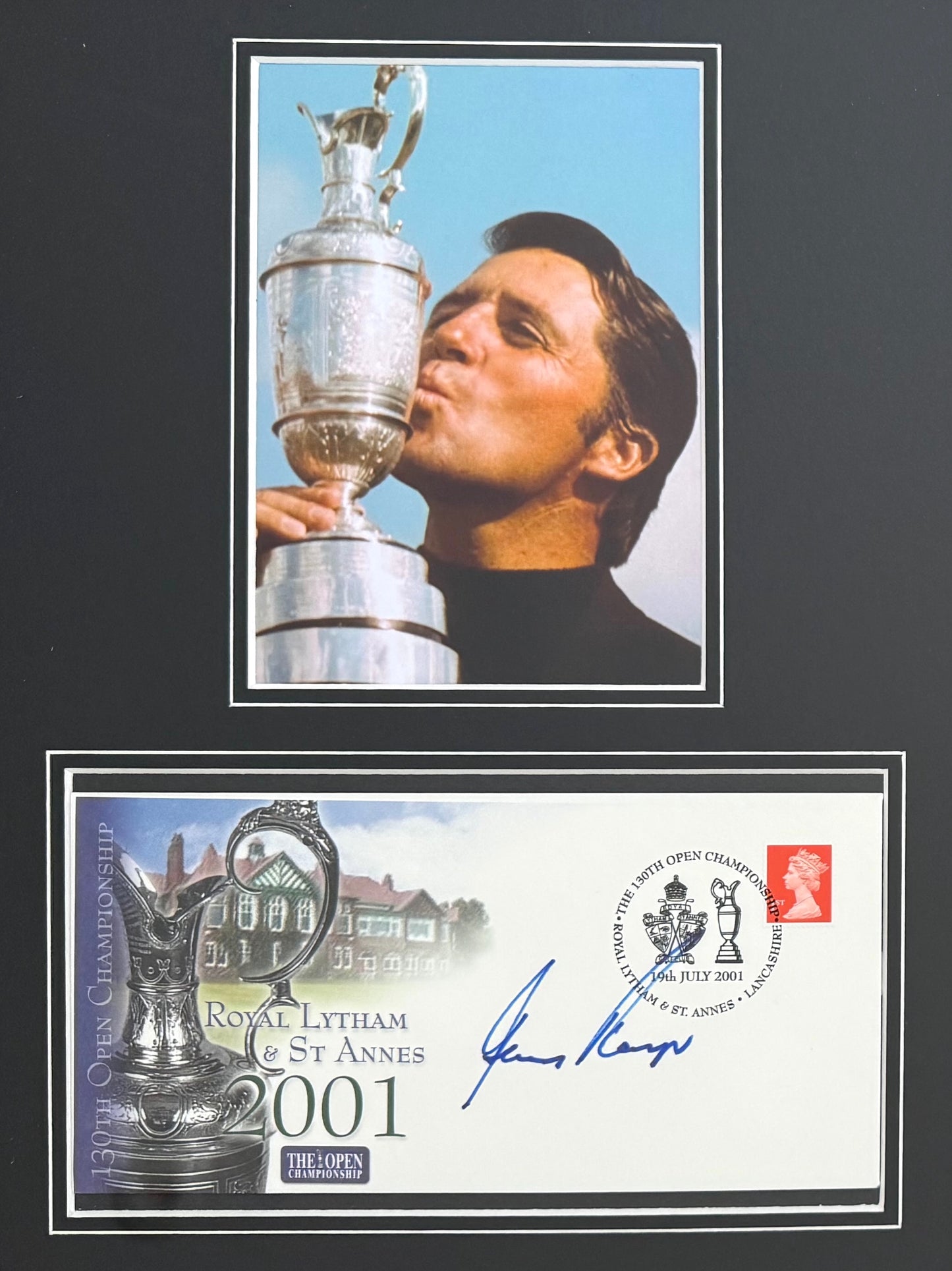 Gary Player, Golf Legend, Hand Signed First Day Cover FDC 40cm x 30cm Framed With COA