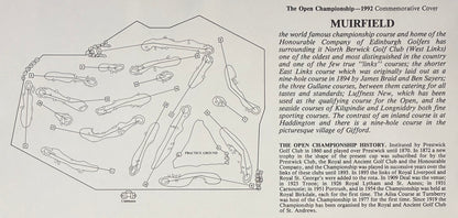 Nick Faldo, 'The Open' Golf Legend, Hand Signed First Day Cover FDC 40cm x 30cm Framed & COA