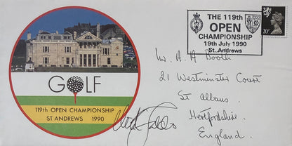 Nick Faldo, 'The Open' Golf Legend, Hand Signed First Day Cover FDC 40cm x 30cm Framed & COA