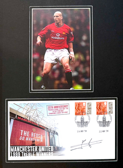 Jaap Stam, Manchester United Legend, Hand Signed Framed First Day Cover With COA