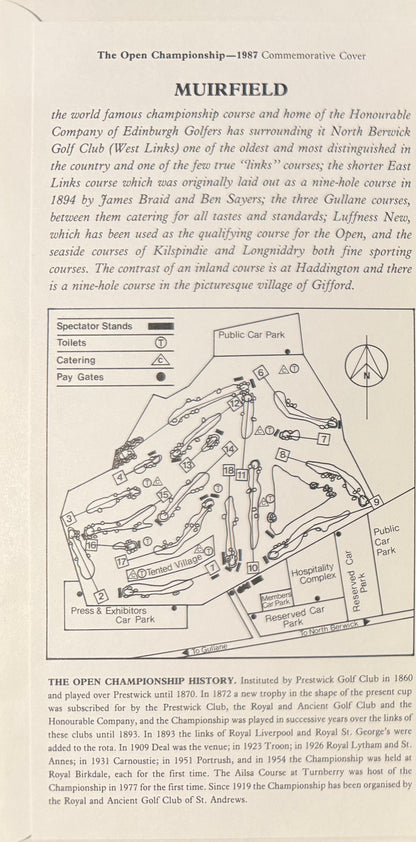 Nick Faldo, 'The Open' Golf Legend, Hand Signed First Day Cover FDC 40cm x 30cm Framed & COA
