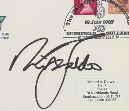 Nick Faldo, 'The Open' Golf Legend, Hand Signed First Day Cover FDC 40cm x 30cm Framed & COA