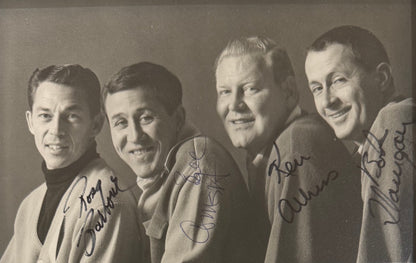 The Four Freshmen Hand Signed Framed 15cm x 10cm Photo With COA