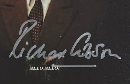 Richard Gibson, Famous 'All Allo! Herr Flick Actor, Hand Signed Photo With COA