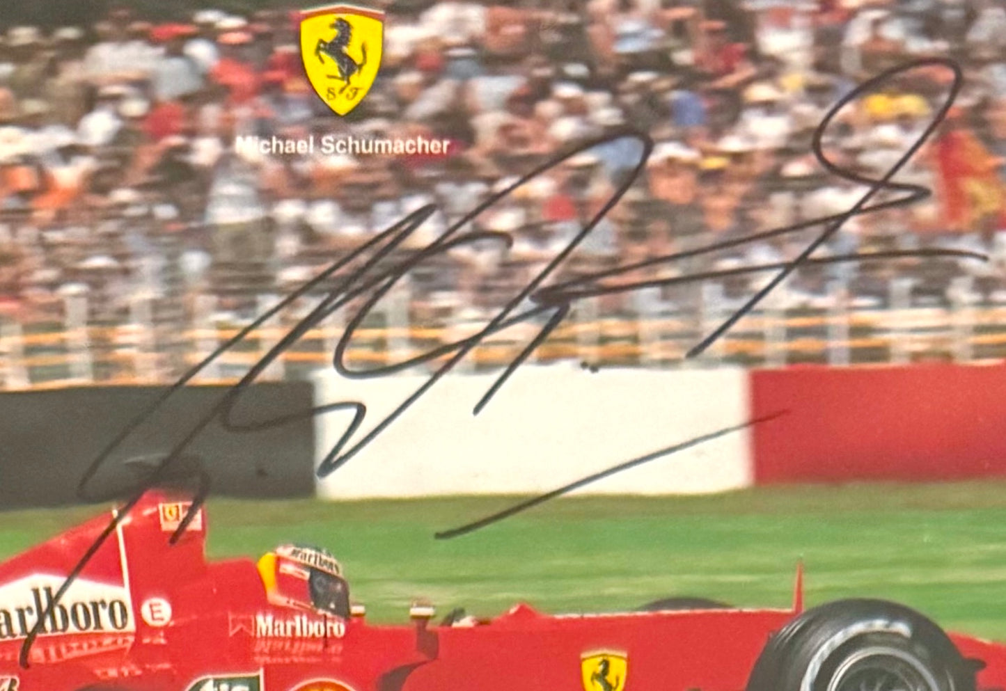 Michael Schumacher, F1 Legend, Hand Signed Framed Photo Presentation With COA