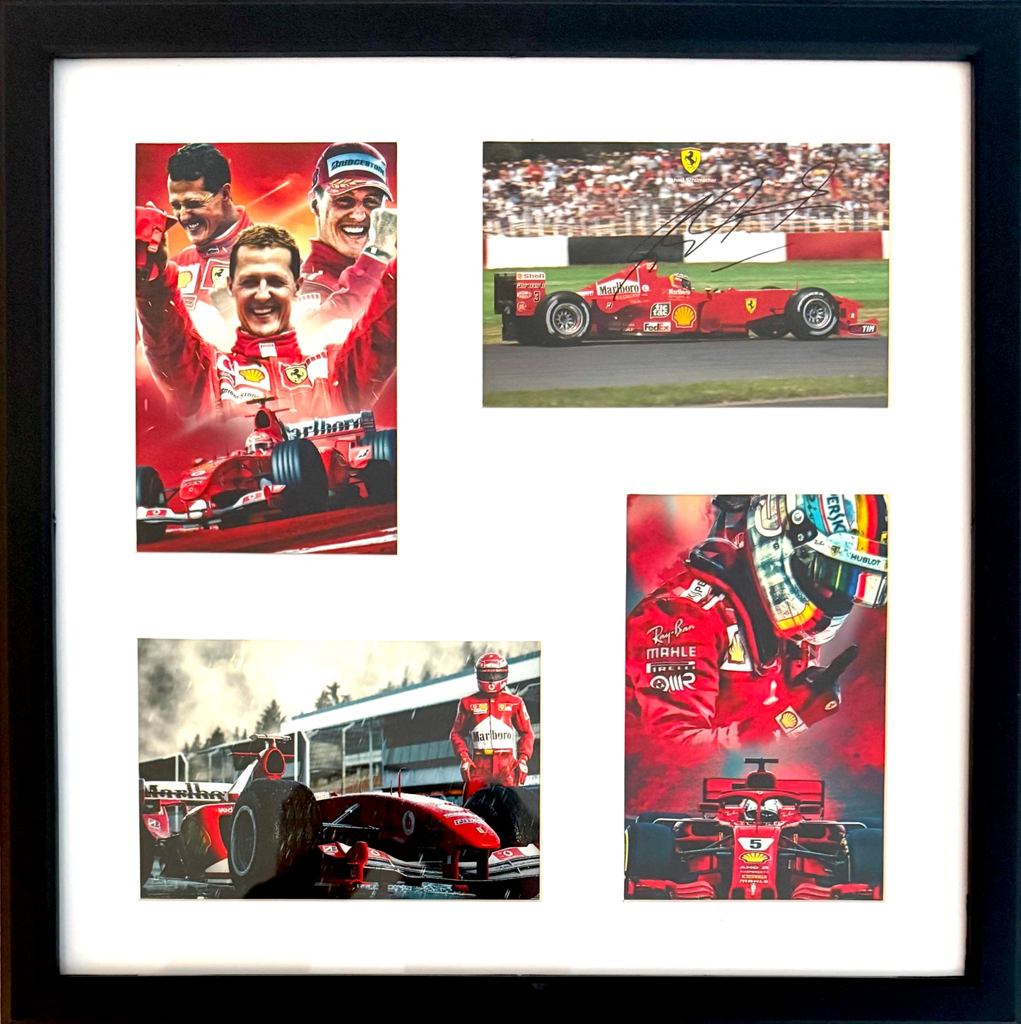 Michael Schumacher, F1 Legend, Hand Signed Framed Photo Presentation With COA