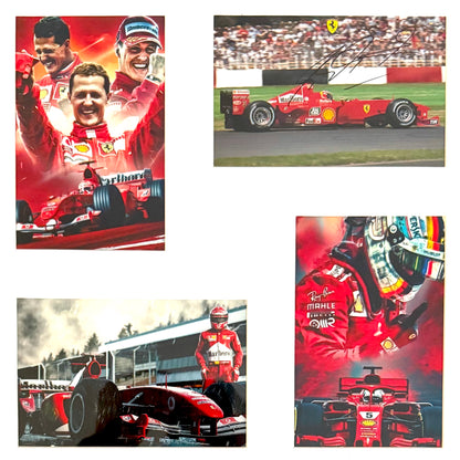 Michael Schumacher, F1 Legend, Hand Signed Framed Photo Presentation With COA