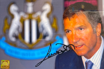 GRAEME SOUNESS HAND SIGNED NEWCASTLE UNITED PHOTO WITH COA