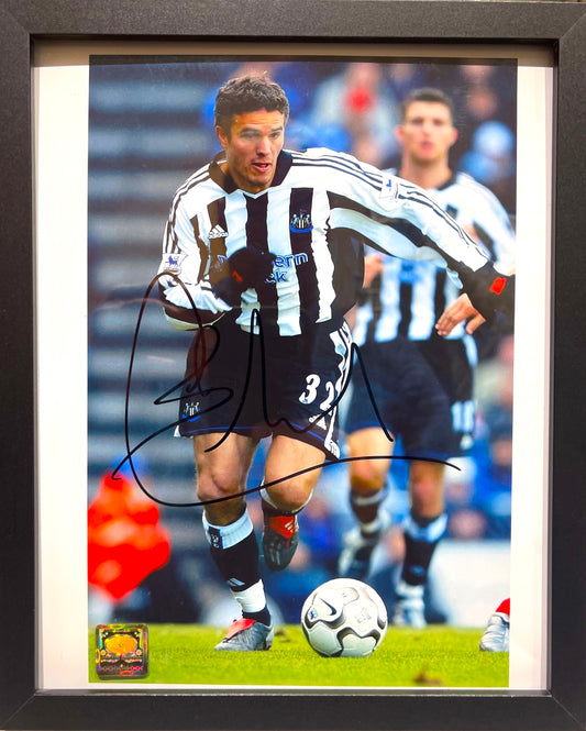 LAURENT ROBERT NEWCASTLE UNITED HAND SIGNED PHOTO WITH COA