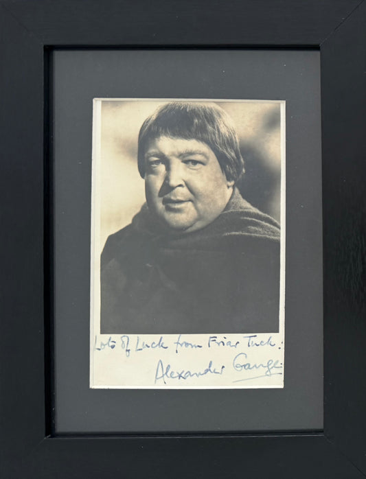 Alexander Gauge, Famous 'Robin Hood' English Actor, Hand Signed Photo With COA