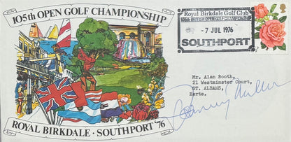 Johnny Miller, 'Open' Golf Legend, Hand Signed First Day Cover FDC 40cm x 30cm Framed With COA