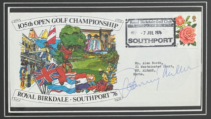 Johnny Miller, 'Open' Golf Legend, Hand Signed First Day Cover FDC 40cm x 30cm Framed With COA