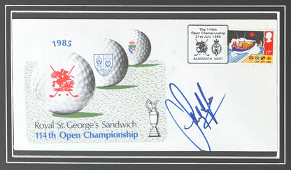 Sandy Lyle, 'The Open' Golf Legend, Hand Signed First Day Cover FDC 40cm x 30cm Framed & COA