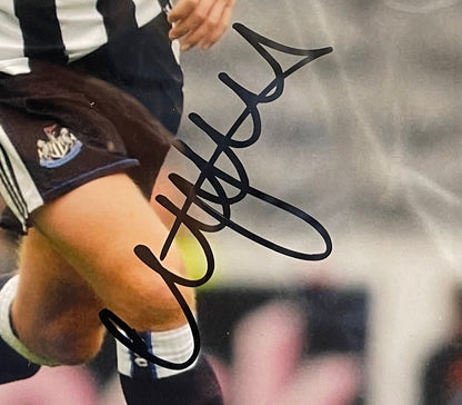 NICKY BUTT HAND SIGNED NEWCASTLE UNITED PHOTO WITH COA