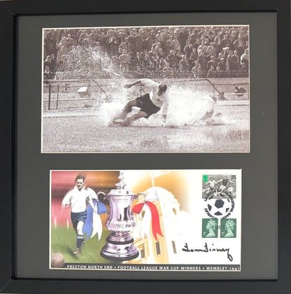 Tom Finney, PNE England Legend, Hand Signed Framed First Day Cover & COA