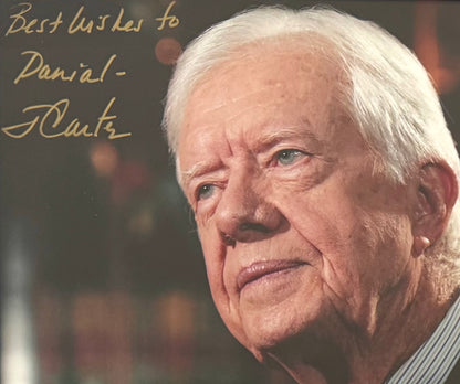 Jimmy Carter, Former President of the USA, Hand Signed Photo Presentation, With COA