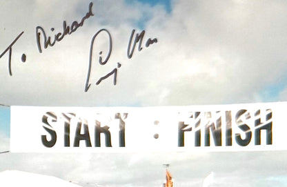 Sir Stirling Moss Hand Signed Framed 15cm x 10cm Photo With COA