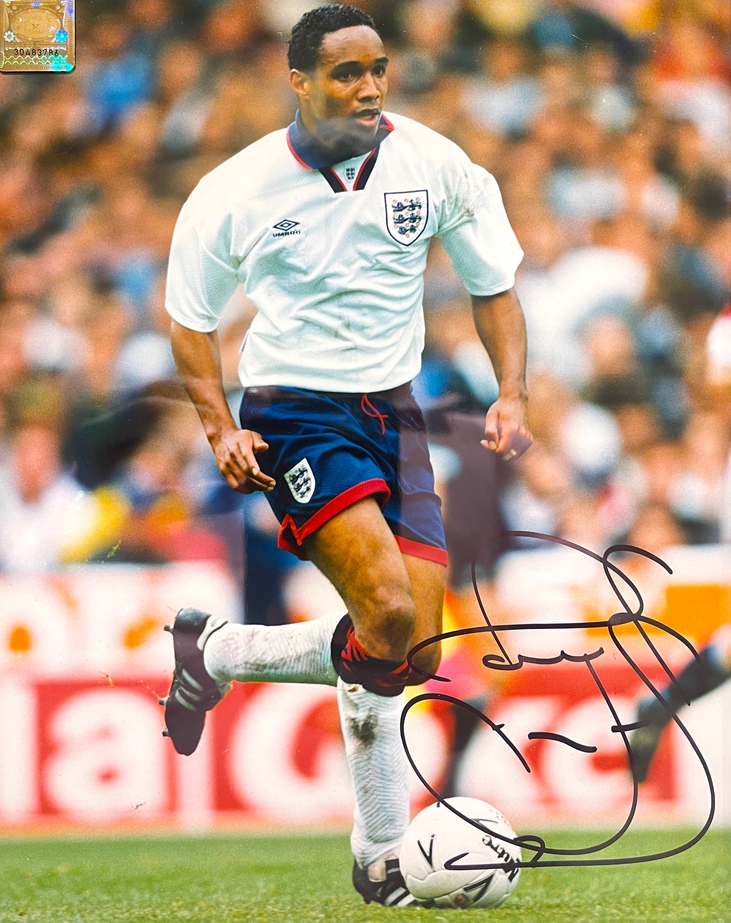 PAUL INCE MANCHESTER UNITED ENGLAND PHOTO HAND SIGNED WITH COA