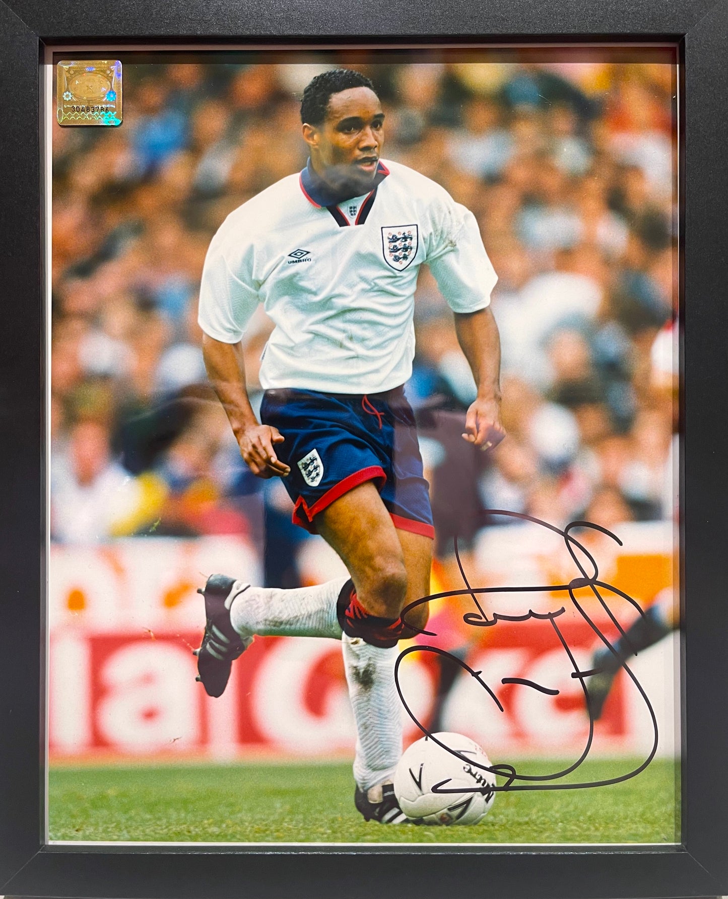 PAUL INCE MANCHESTER UNITED ENGLAND PHOTO HAND SIGNED WITH COA