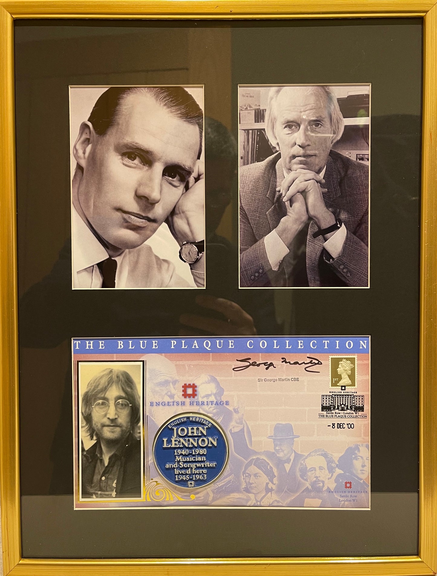 SIR GEORGE MARTIN - BEATLES - HAND SIGNED FDC PRESENTATION