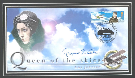 Margaret Thatcher British Prime Minister Hand Signed FDC Card Presentation & COA