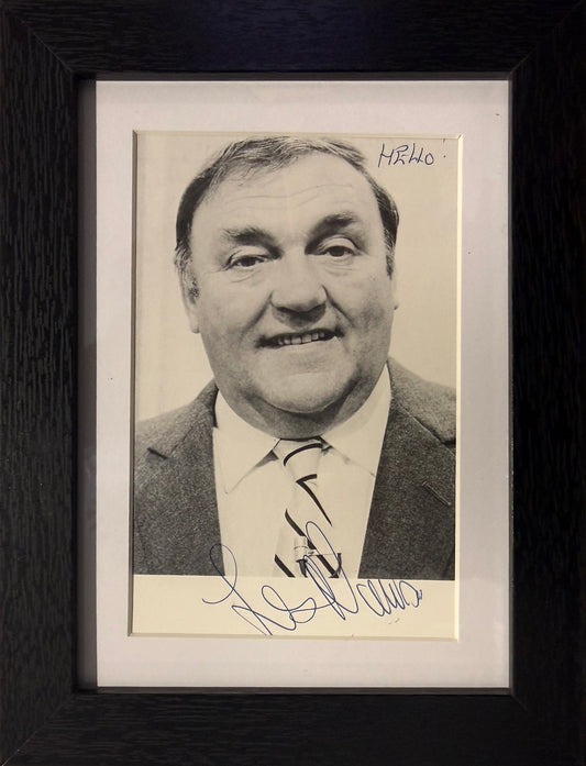 Les Dawson, Comedian, Hand Signed Framed 15cm x 10cm Original Photo & COA