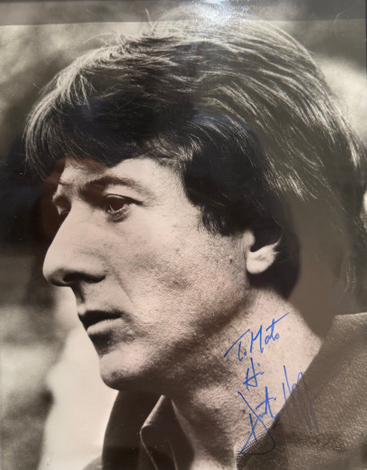 Dustin Hoffman, Academy Award Winner, Framed Hand Signed Photo With COA