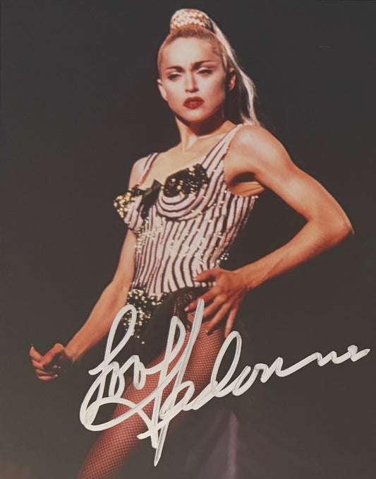 Madonna, Actress, Singer, Cultural Icon, Hand Signed Framed Photo With COA