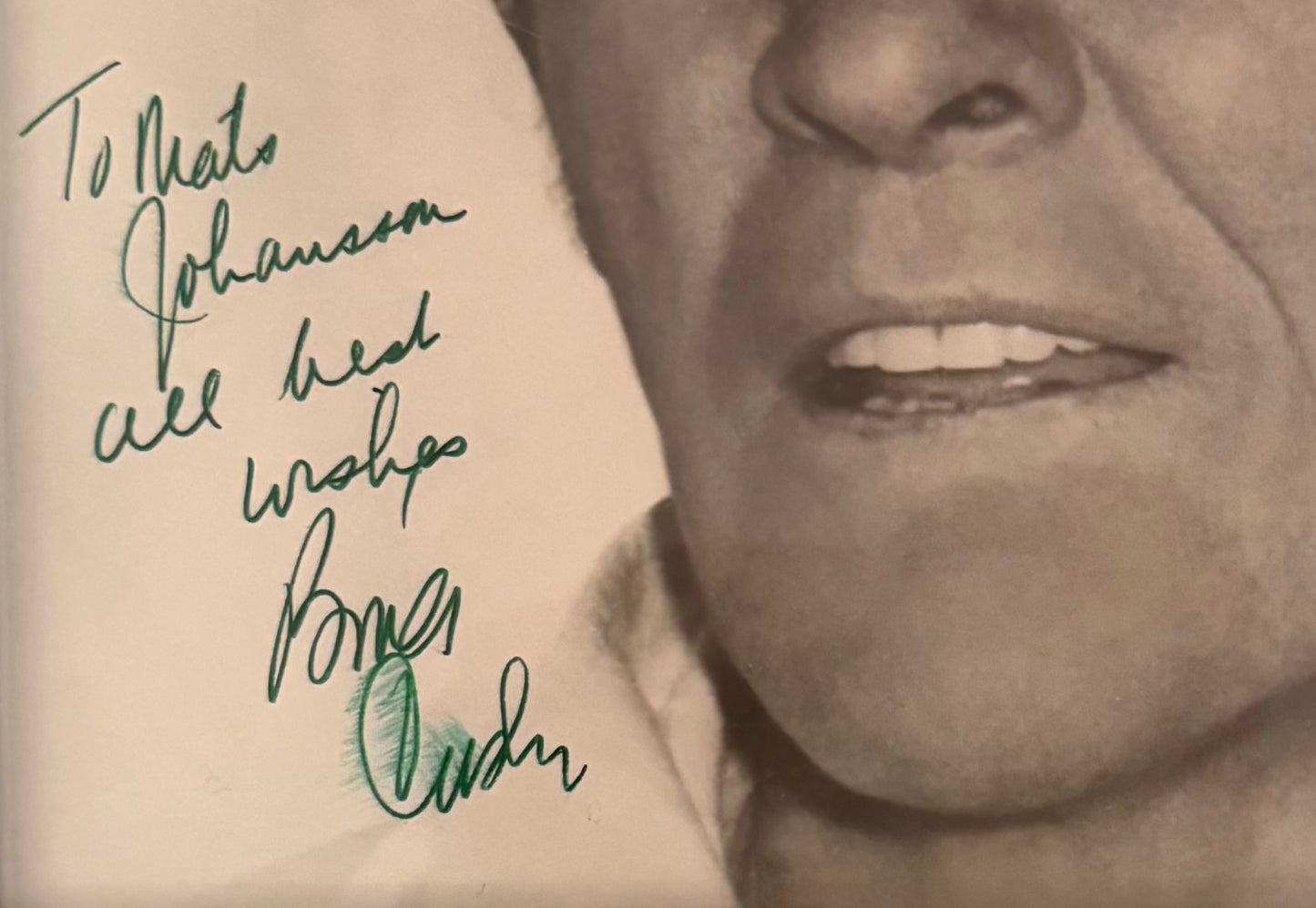 Bing Crosby, Hand Signed Framed 25cm x 20cm Publicity Photo & COA