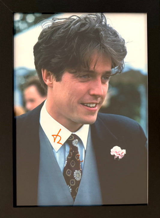 Hugh Grant, Hand Signed Original Framed 30cm x 20cm Photo & COA