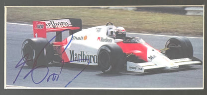 Alain Prost, F1 World Champion, Hand Signed Framed McLaren Photo Presentation & COA