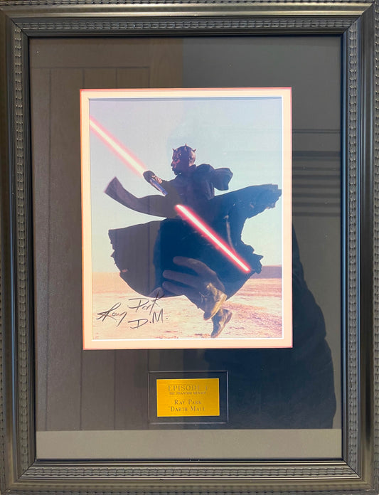 RAY PARK - DARTH MAUL - STAR WARS HAND SIGNED PHOTO WITH COA