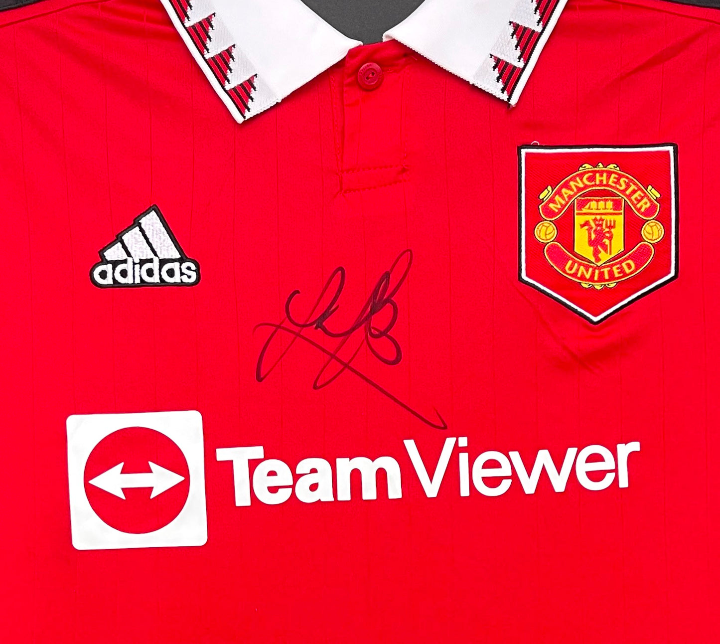 STEVE MCLAREN HAND SIGNED MANCHESTER UNITED SHIRT WITH COA