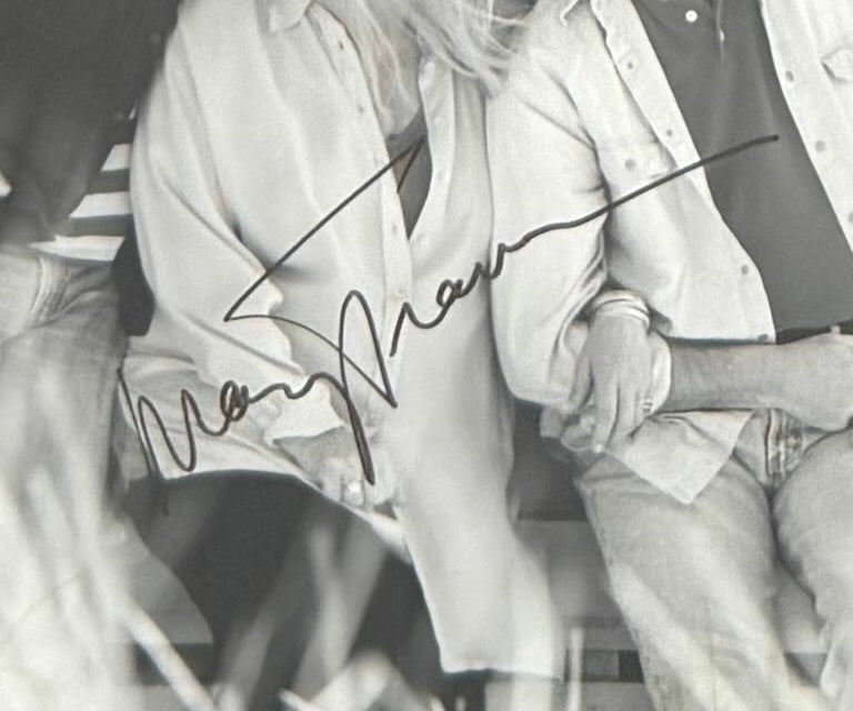 Peter, Paul, Mary, Hand Signed Framed 30cm x 30cm Photo, Ticket & COA