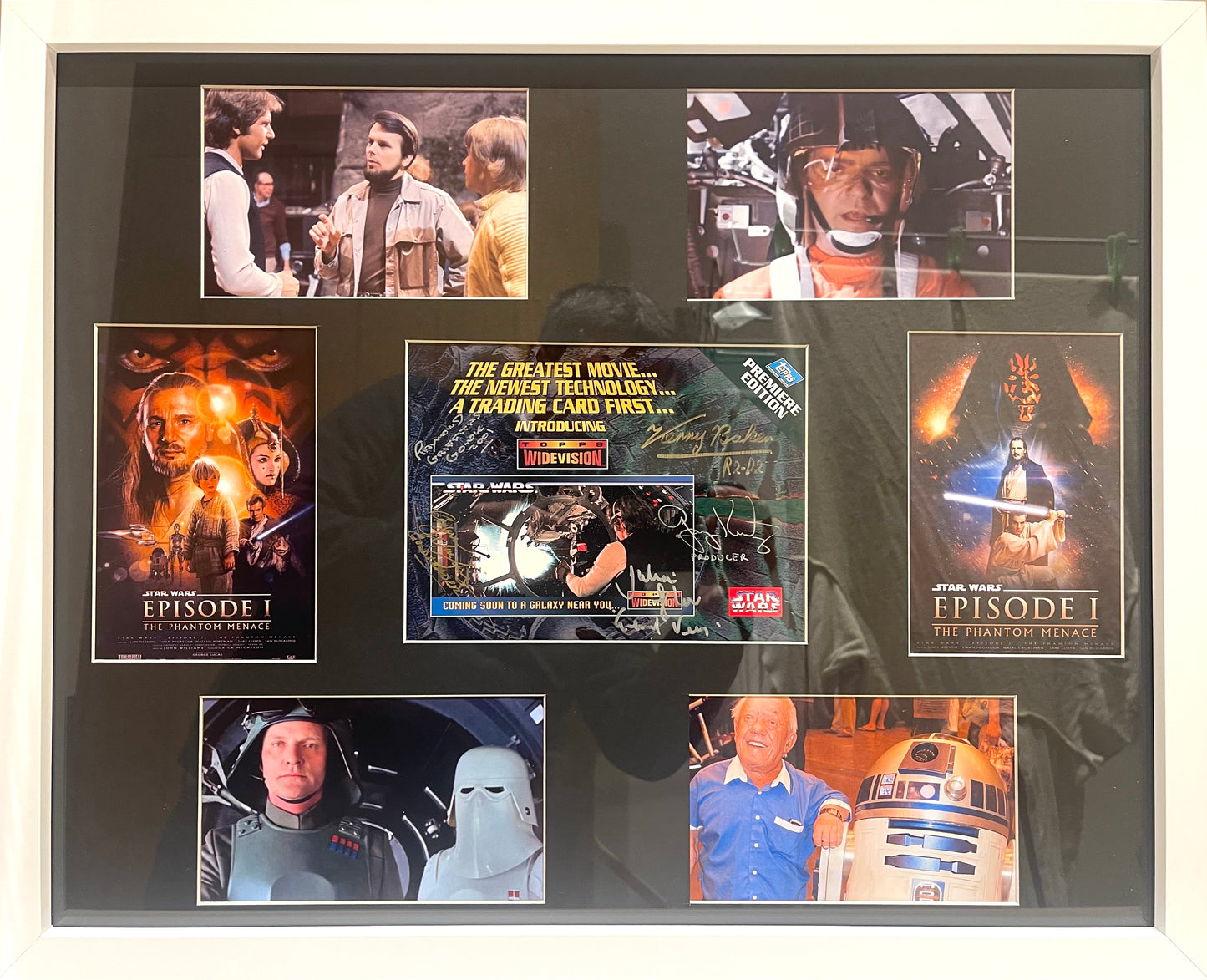 STAR WARS MULTI HAND SIGNED TOPPS PRESENTATION WITH COA