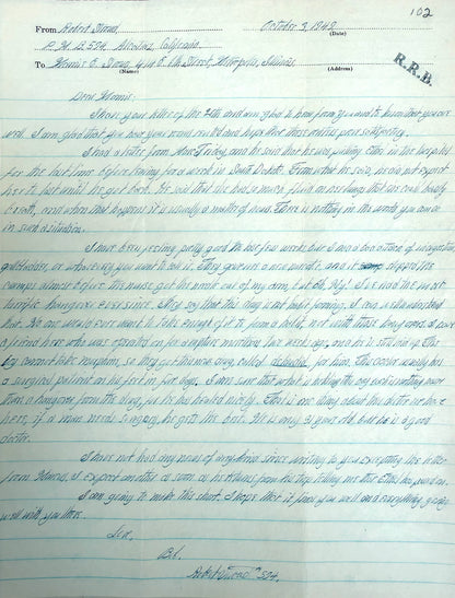 Robert Stroud, Birdman of Alcatraz, Hand Signed Written Letter & John Reznikoff COA