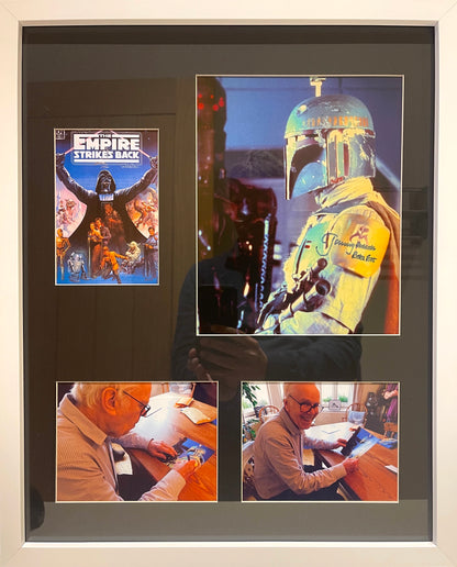 JEREMY BULLOCH BOBA FETT STAR WARS HAND SIGNED PHOTO WITH COA