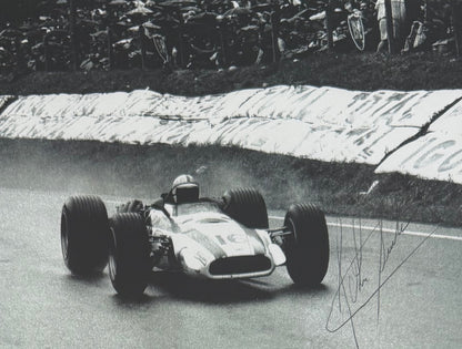 John Surtees, F1, Motorcycle, Racing Legend, Hand Signed Photo With COA