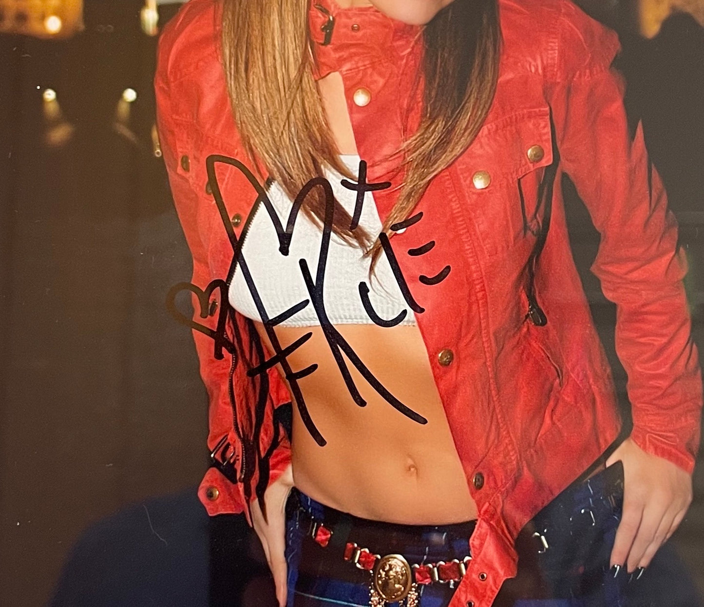 FERGIE - BLACK EYED PEAS - HAND SIGNED PHOTO WITH COA