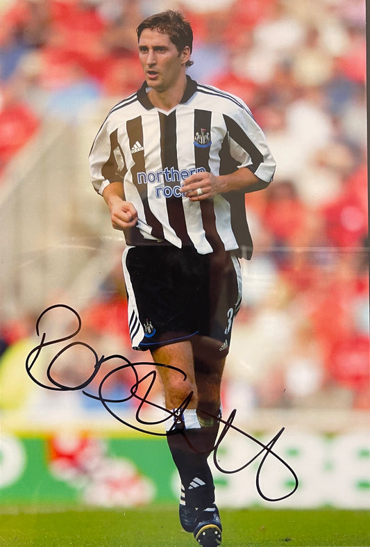 ROBBIE ELLIOTT NEWCASTLE UNITED HAND SIGNED PHOTO WITH COA