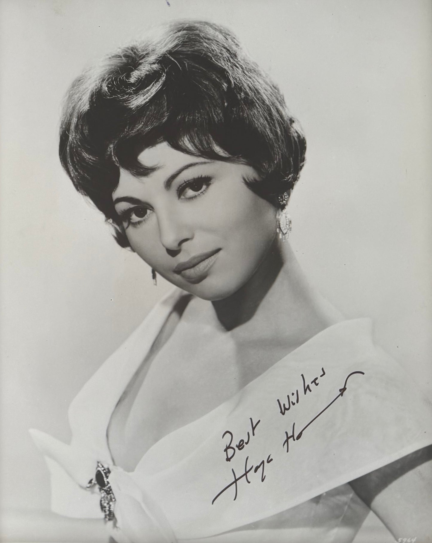 Haya Harareet, Ben Hur Actress, Hand Signed Original Publicity Photo & COA