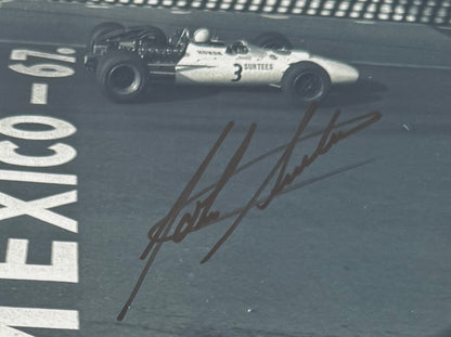 John Surtees, F1, Motorcycle, Racing Legend, Hand Signed Photo With COA