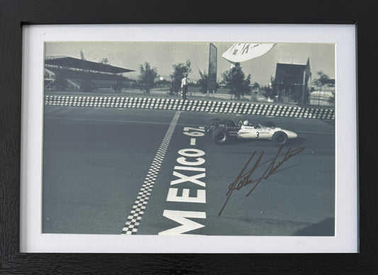 John Surtees, F1, Motorcycle, Racing Legend, Hand Signed Photo With COA