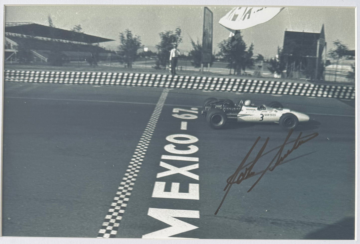 John Surtees, F1, Motorcycle, Racing Legend, Hand Signed Photo With COA