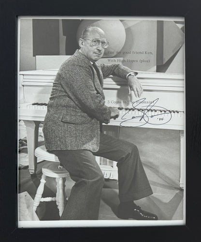 Sammy Cahn, Musician, Hand Signed Framed 25cm x 20cm Original Photo Presentation & COA