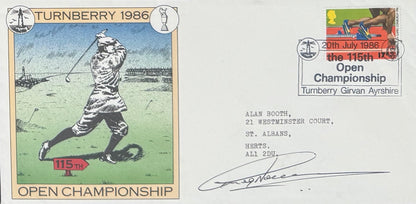 Greg Norman, Golf Legend, Hand Signed First Day Cover FDC 40cm x 30cm Framed With COA