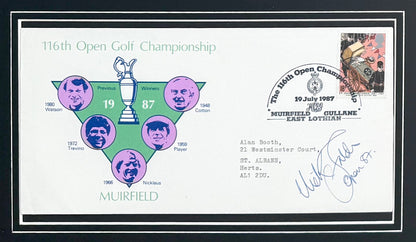 Nick Faldo, 'The Open' Golf Legend, Hand Signed First Day Cover FDC 40cm x 30cm Framed & COA