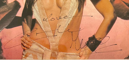 Caroline Munro, 007 'Naomi' James Bond 'The Spy Who Loved Me' Actress, Hand Signed Magazine Cover & COA