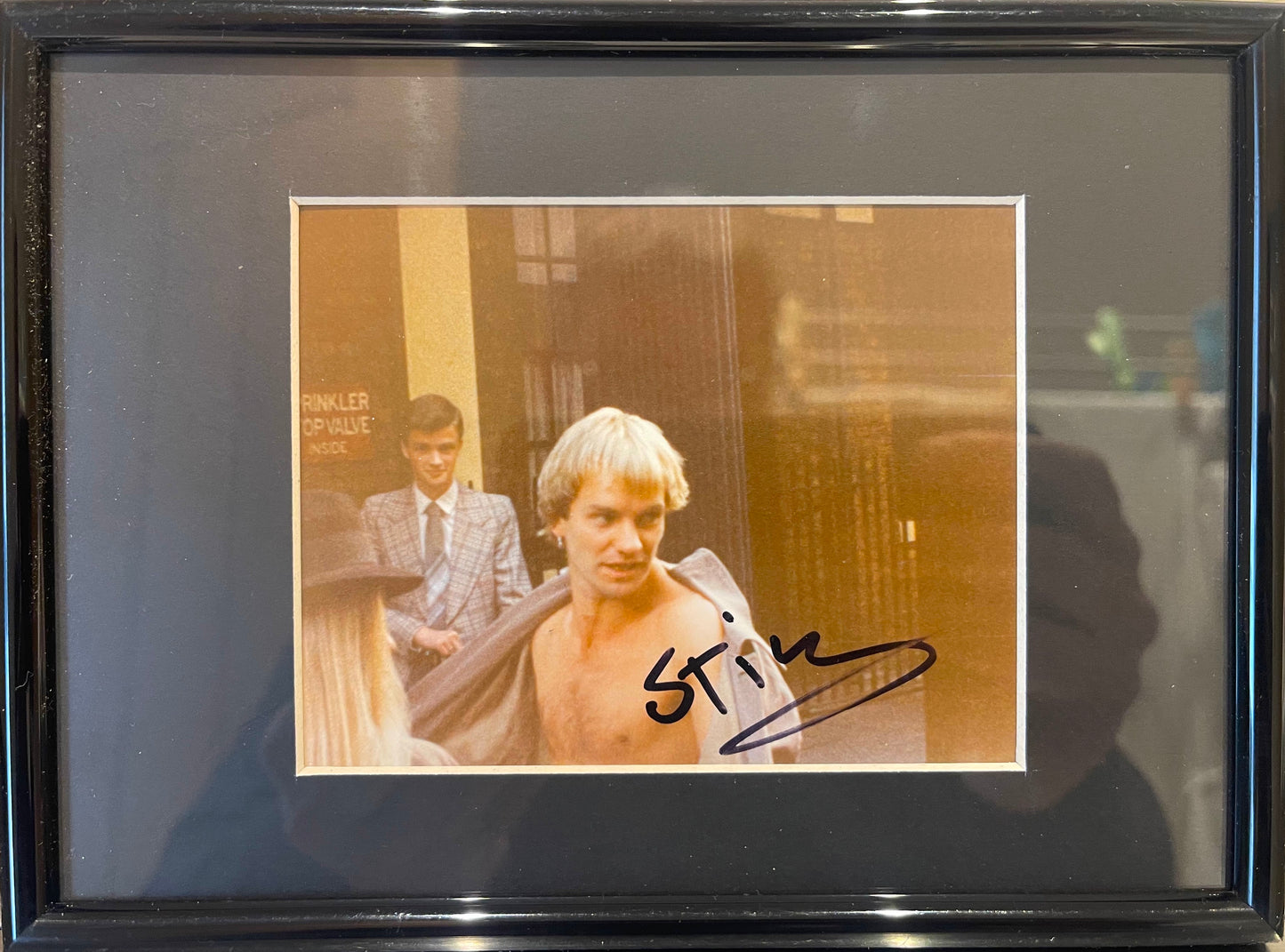 STING, AKA GORDON SUMNER, THE POLICE HAND SIGNED PHOTO WITH COA